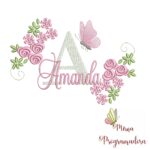 Matriz de bordado Amanda