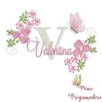 Matriz de bordado Valentina