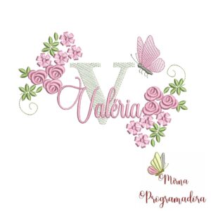 Matriz de bordado Valéria