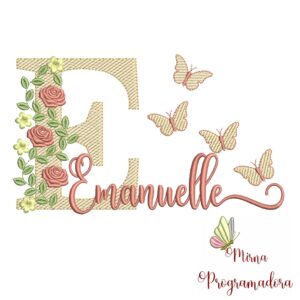 Matriz de bordado Emanuelle