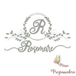 Matriz de Bordado Moldura Folha Rosemeire