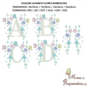 matriz-de-bordado-alfabeto-flores-borboletas