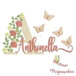Matriz de bordado Anthonella