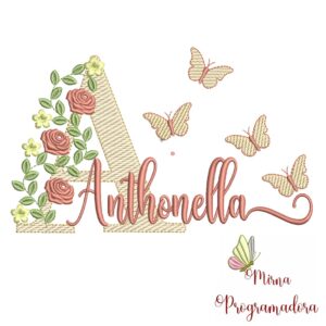 Matriz de bordado Anthonella