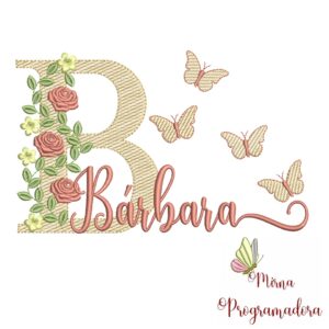 Matriz de bordado Bárbara