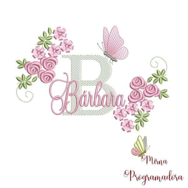 Matriz de bordado Bárbara