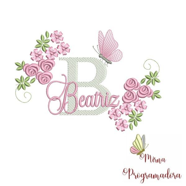 Matriz de bordado Beatriz