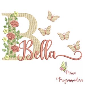 Matriz de bordado Bella