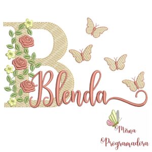 Matriz de Bordado Blenda