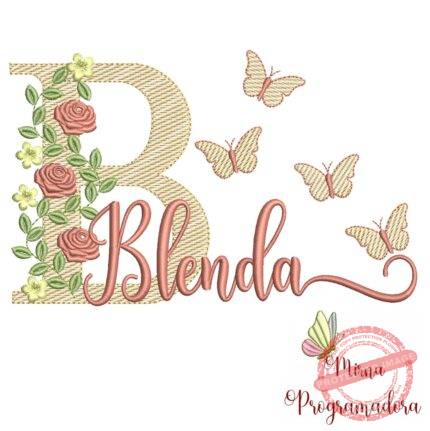 Matriz de Bordado Blenda