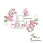 Matriz de bordado Brenda