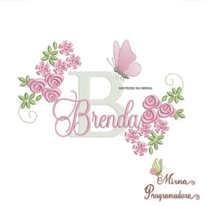 Matriz de bordado Brenda