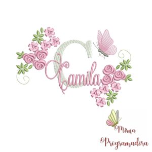 Matriz de bordado Camila