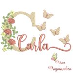 Matriz de Bordado Carla
