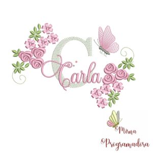 Matriz de bordado Carla
