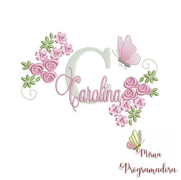 Matriz de bordado Carolina