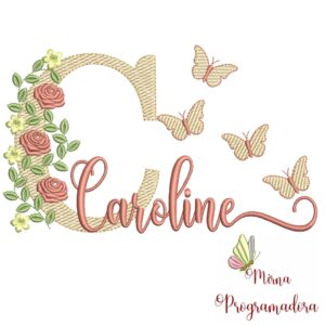 Matriz de bordado Caroline