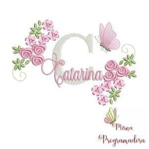 Matriz de bordado Catarina
