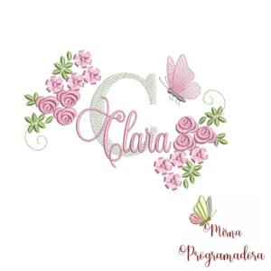 Matriz de bordado Clara