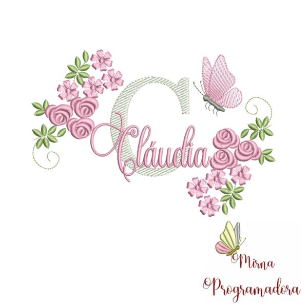 Matriz de bordado Claudia
