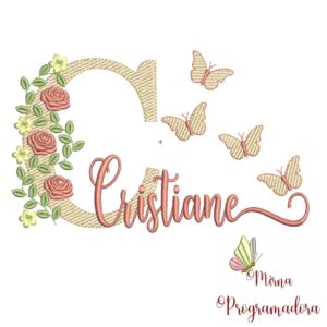 Matriz de bordado Cristiane