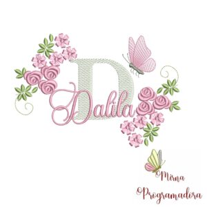 Matriz de bordado Dalila