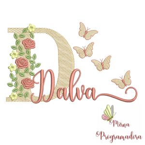 Matriz de bordado dalva