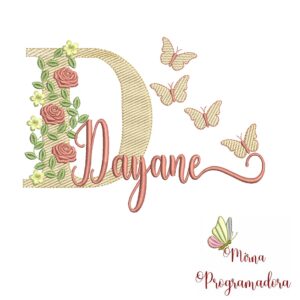 Matriz de bordado Dayane