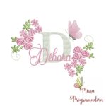 Matriz de bordado Débora