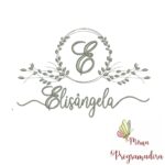 Matriz de Bordado Moldura Folha Elisângela
