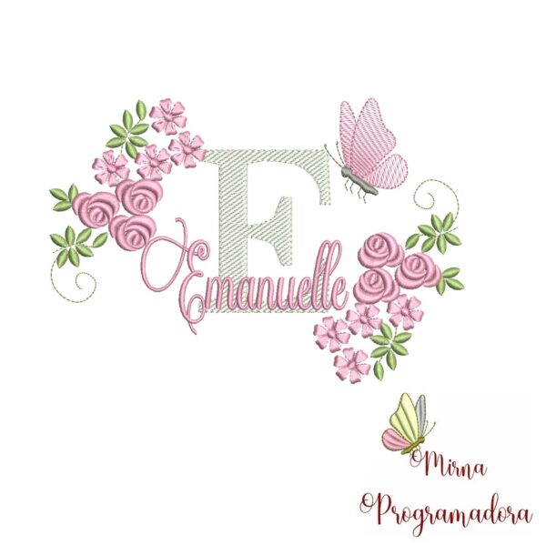 Matriz de bordado Emanuelle