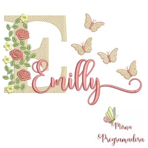 Matriz de bordado Emilly