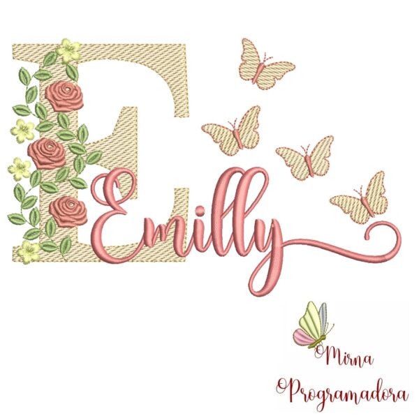 Matriz de bordado Emilly