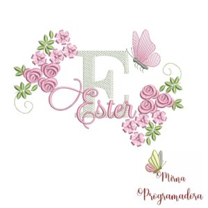Matriz de bordado Ester