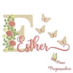Matriz de bordado Esther