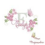 Matriz de bordado Evelyn