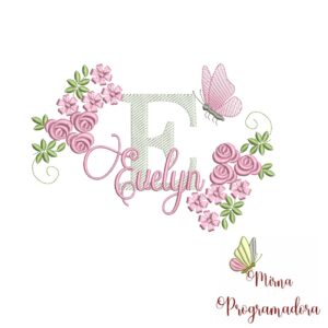 Matriz de bordado Evelyn