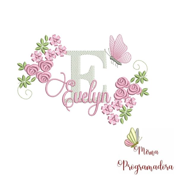 Matriz de bordado Evelyn