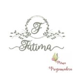 Matriz de Bordado Moldura Folha Fátima