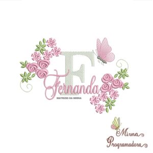 Matriz de bordado Fernanda