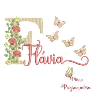 Matriz de bordado Flávia