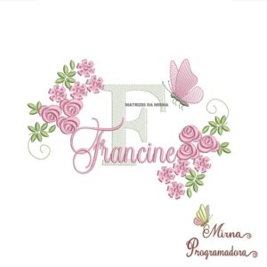 Matriz de bordado Francine