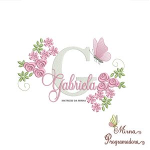 Matriz de bordado Gabriela