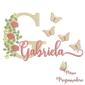 Matriz de bordado Gabriela