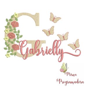 Matriz de bordado Gabrielly