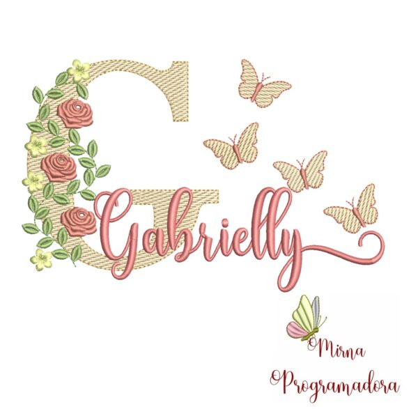 Matriz de bordado Gabrielly