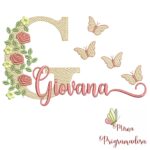 Matriz de bordado Giovana