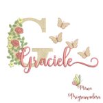 Matriz de bordado Graciele