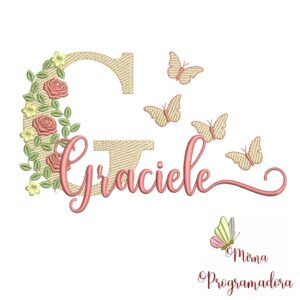 Matriz de bordado Graciele