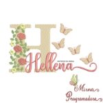 Matriz de bordado Hellena